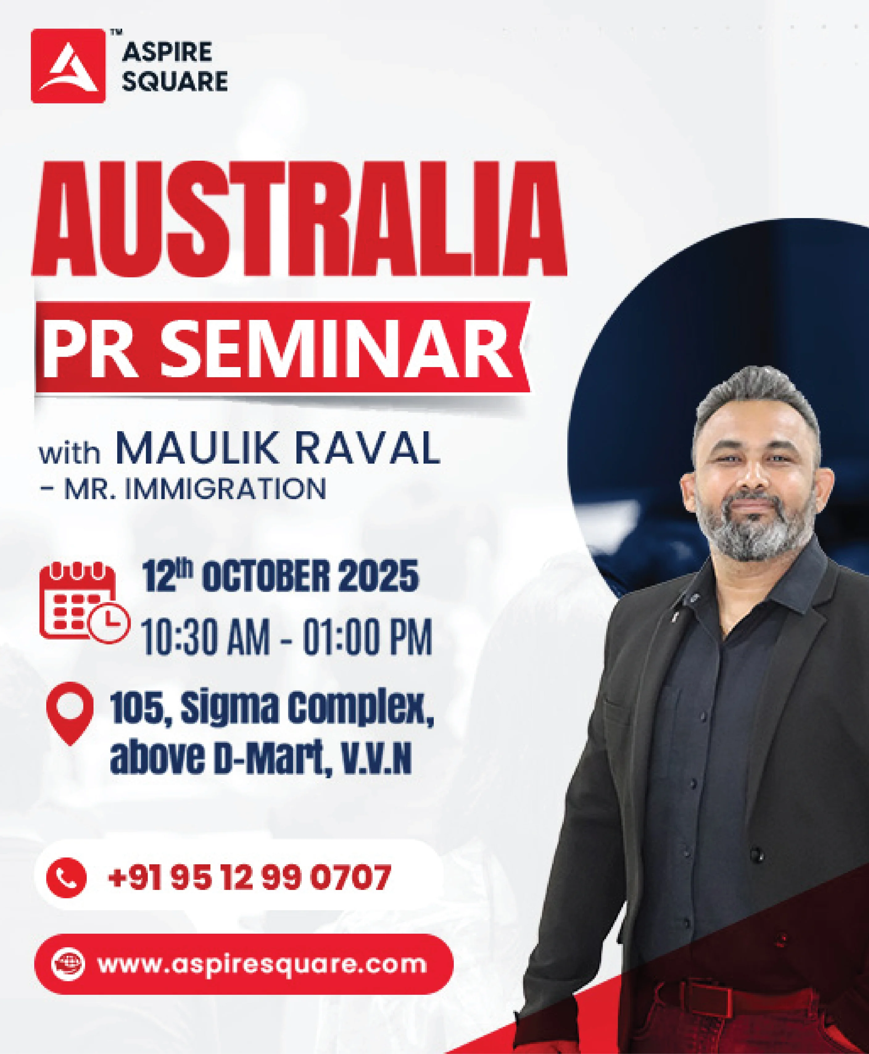 Australia PR Seminar with Mr. Maulik Raval