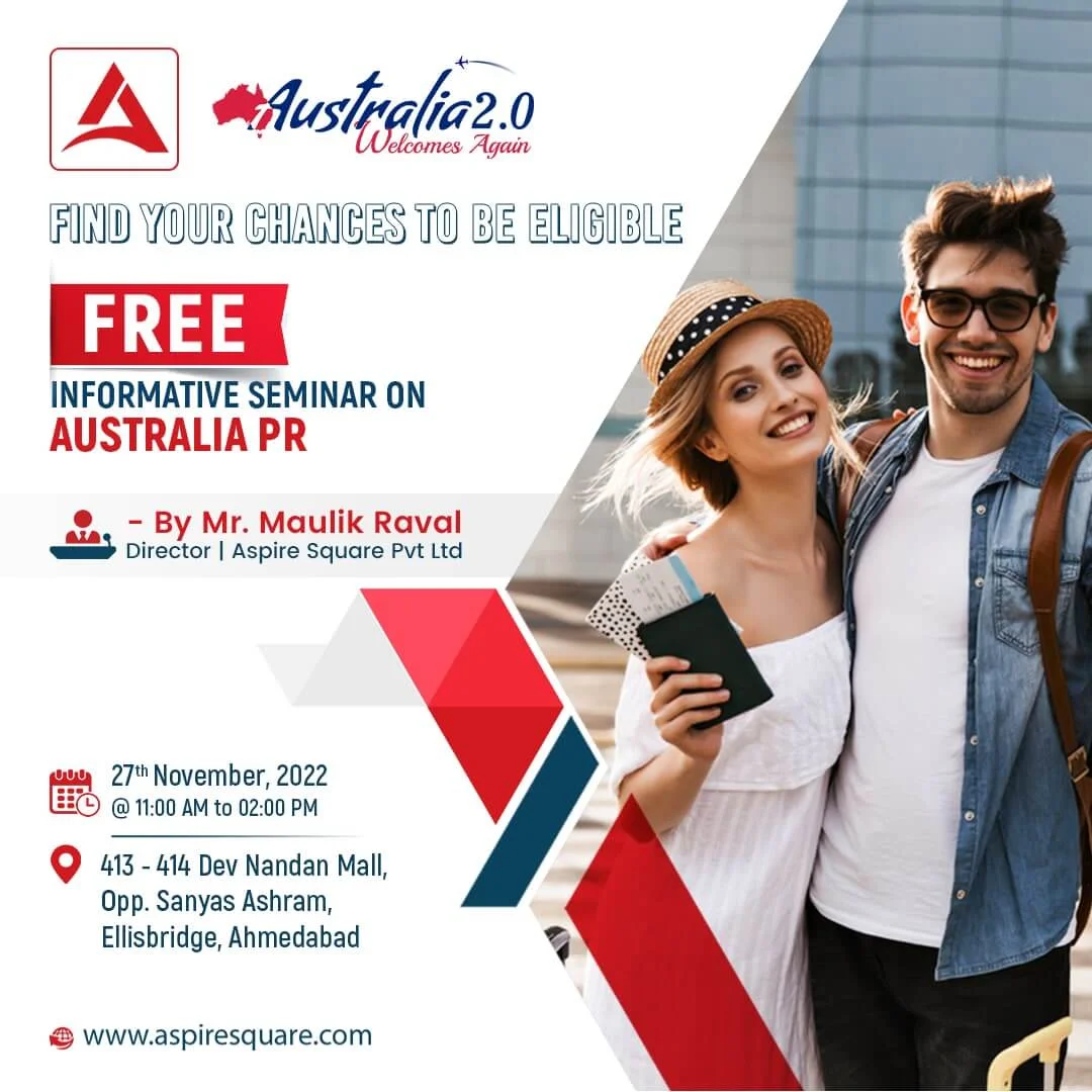 Mr. Immigration Australia PR Seminar Ahmedabad