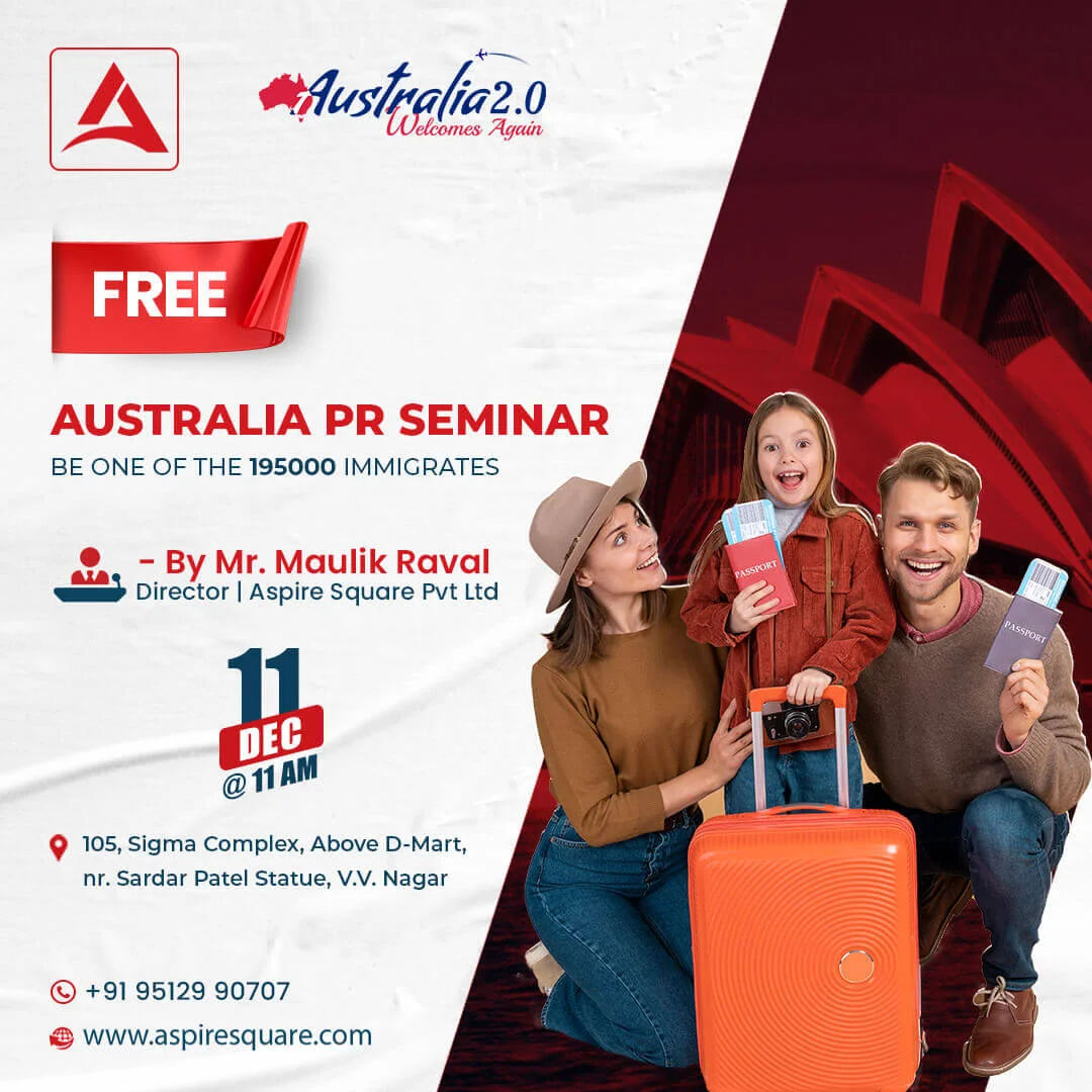 Mr. Immigration Australia PR Seminar V.V.Nagar