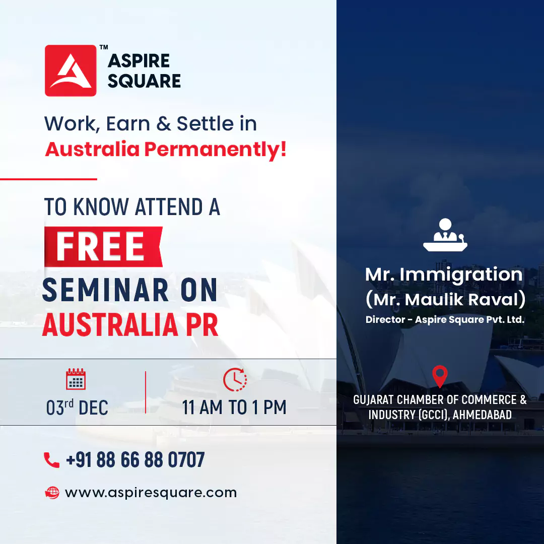 Mr. Immigration Australia PR Seminar Surat