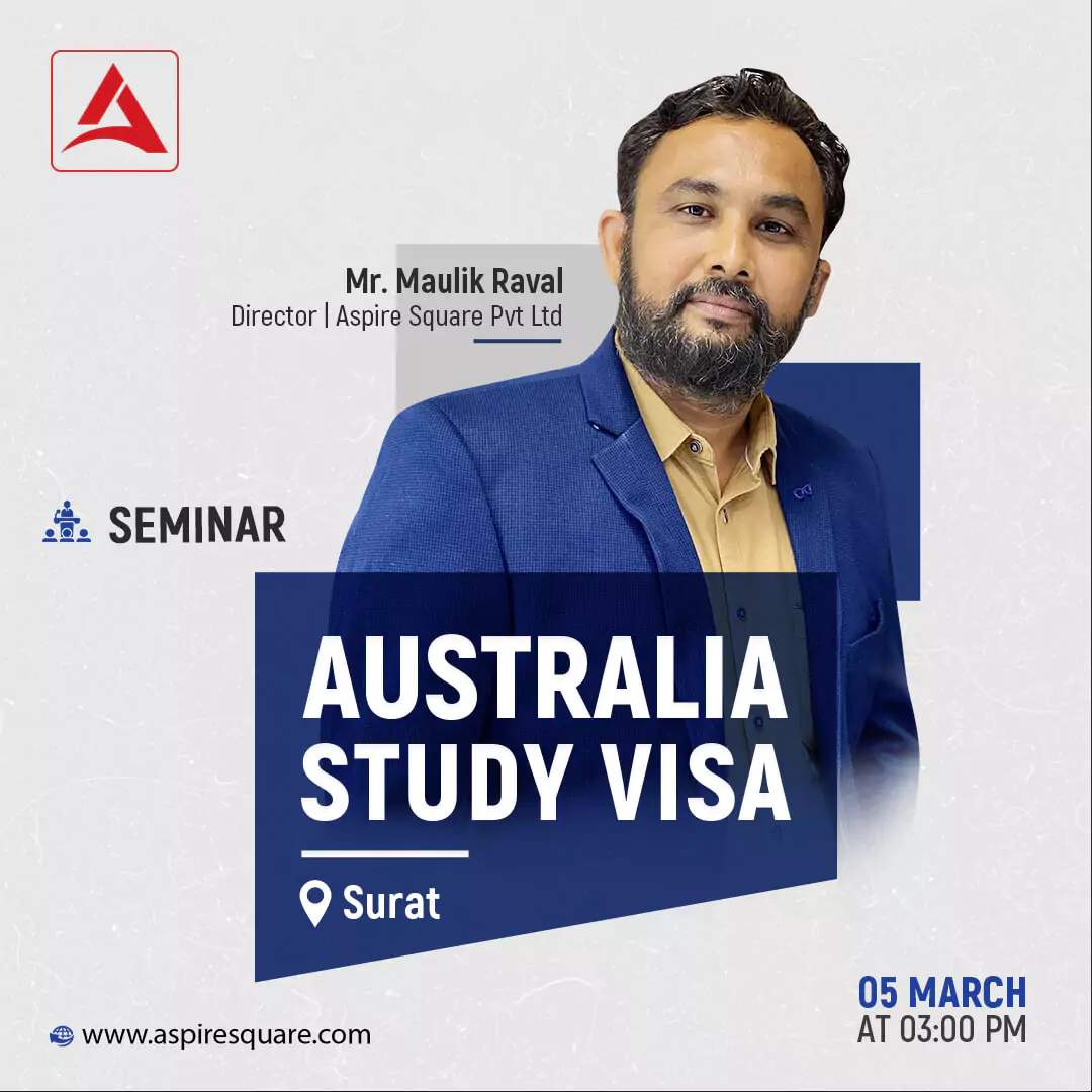 Mr. Immigration australia study visa seminar Surat