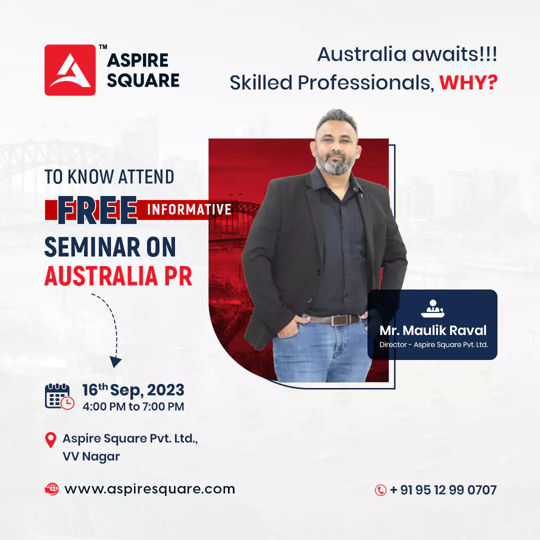 Mr. Immigration Australia PR Seminar Surat